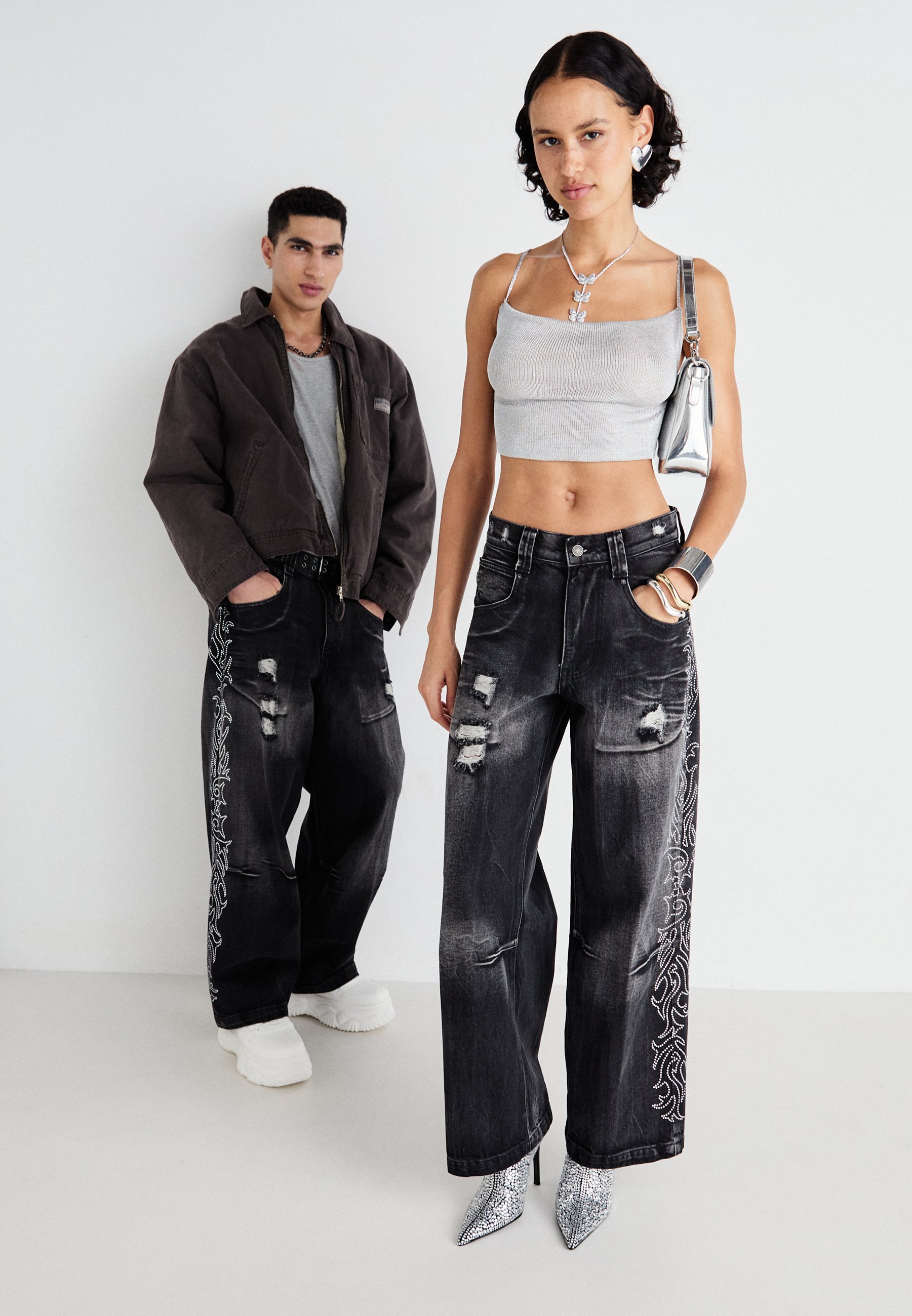 ★JADED LONDON UK★ Crystalline Colossus Jeans Shop Crystalline Colossus Jeans | Jaded London