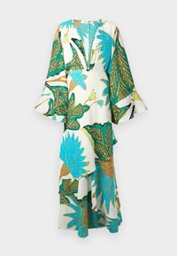 CHRISTINE DRESS - Maksimekko - marlene batik turquoise/white