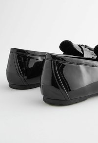 Next WIDE FIT FOREVER COMFORT CLEATED TASSEL LOAFERS - Slip-ins - black patent