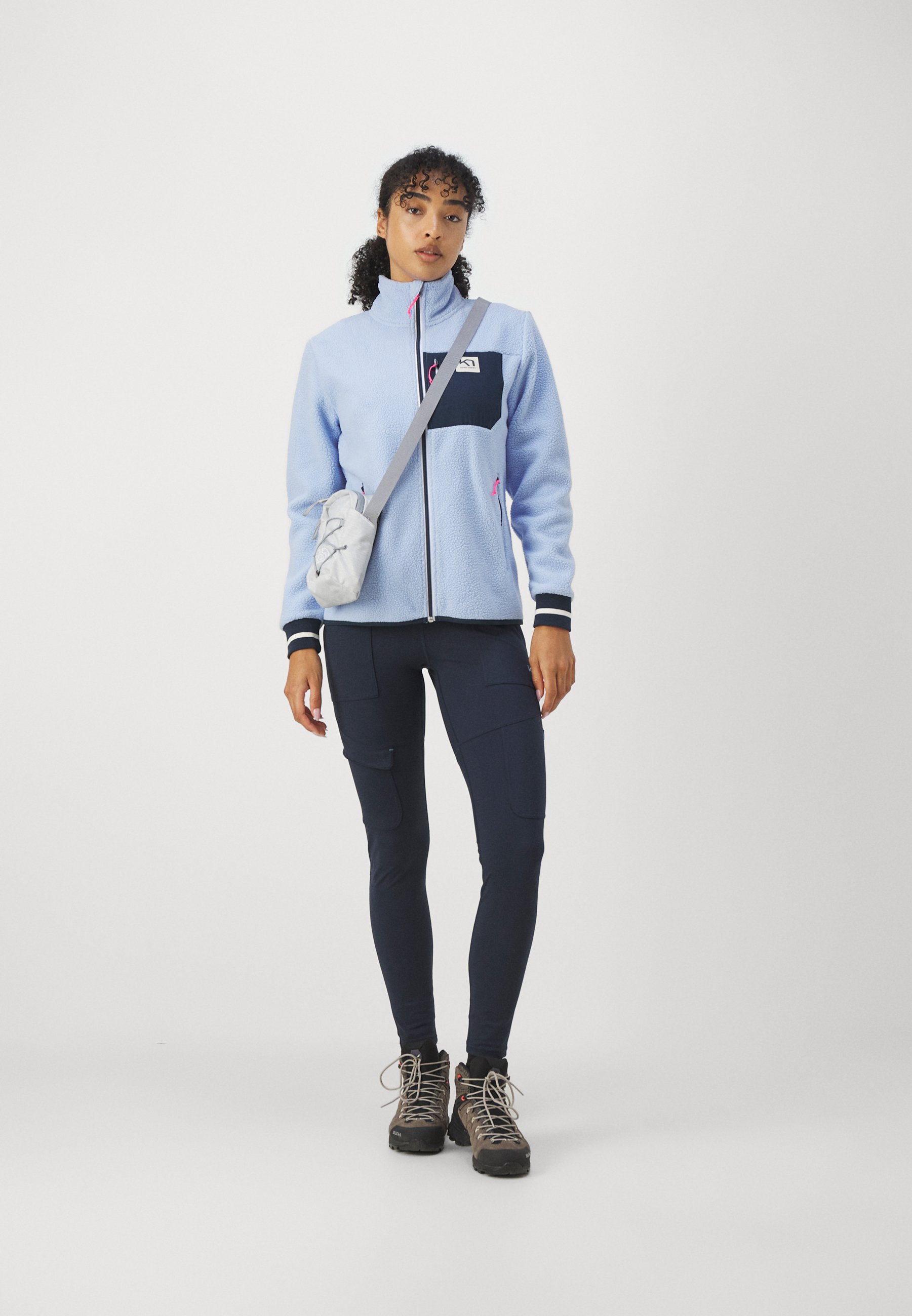 Kari Traa ROTHE MIDLAYER - Fleecejacke - pastel light blue