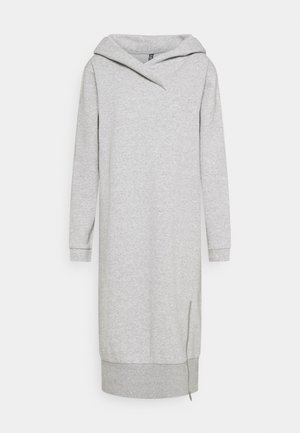 PCLEDA HOODIE DRESS - Dnevna haljina - light grey melange