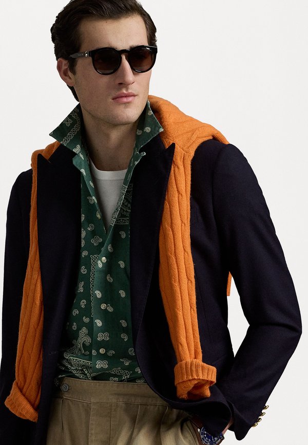 Classic Fit Bandanna Print Camp Shirt - Shirt4