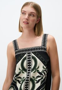 Jimmy Key SQUARE NECK  PATTERNED  - Freizeitkleid - black