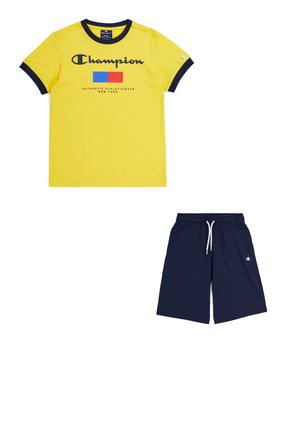 Champion SET GRAPHIC SHOP - Šortky - yellow and blue