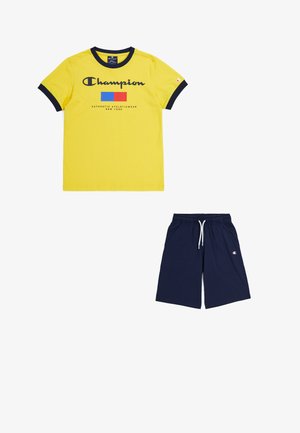 Champion SET GRAPHIC SHOP - Šortky - yellow and blue