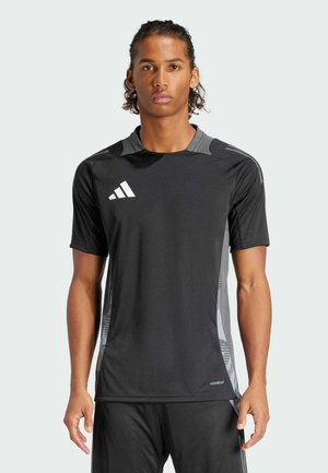 TIRO24 COMPETITION TRAINING  - T-Shirt sport - black team dark grey