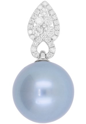 ANHÄNGER TAHITI PERLE 11-11.5MM BRILLANTEN 0.24CT. - Anhänger - weißgoldfarben