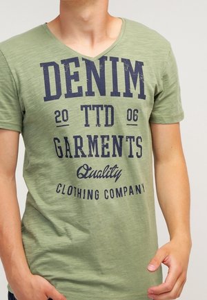 T-Shirt print - khaki