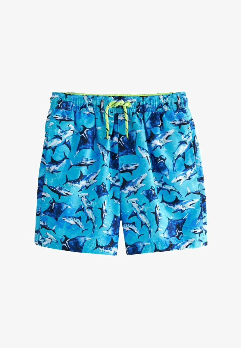 Next PRINTED REGULAR FIT - Badeshorts - blue shark