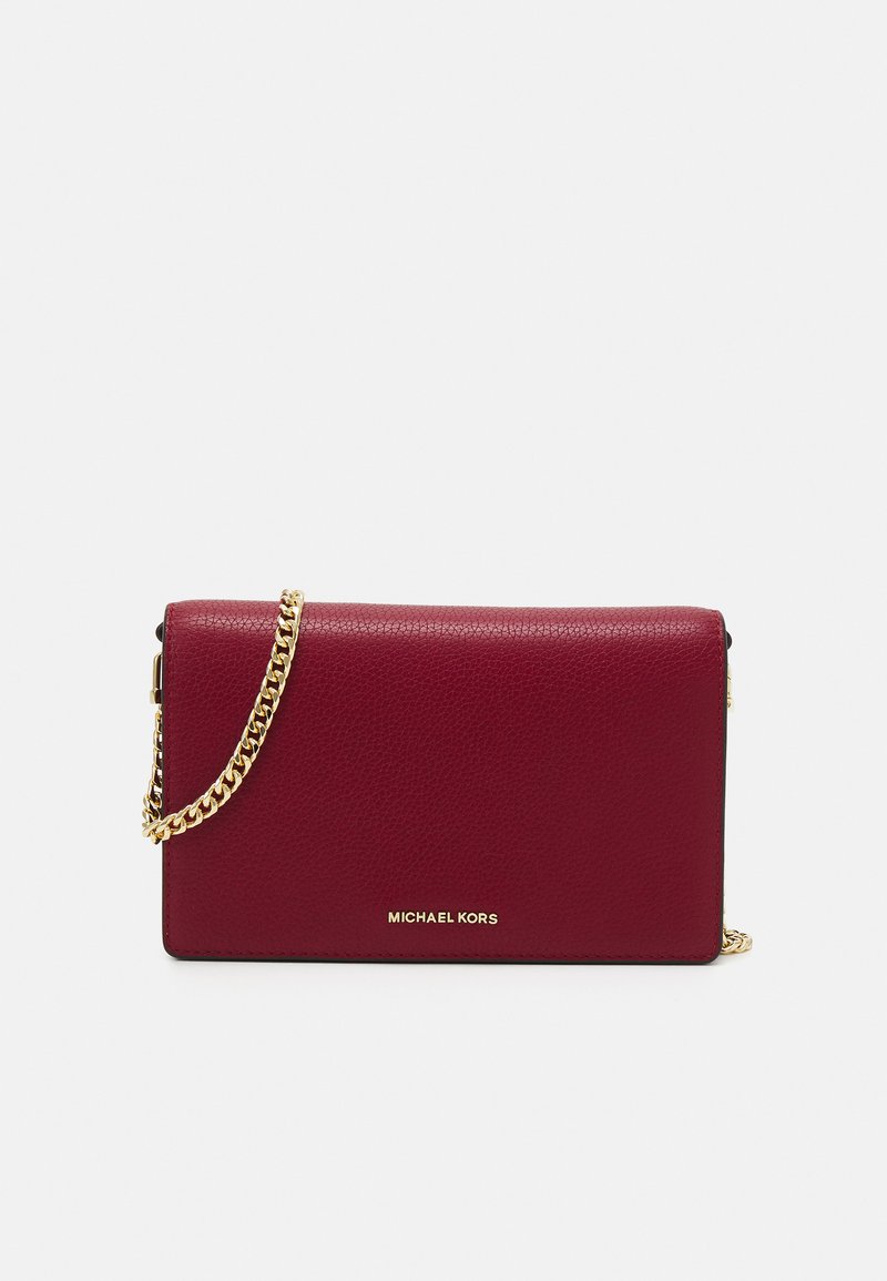 MICHAEL Michael Kors JET SET FLAP - Vakarsomiņa - deep red