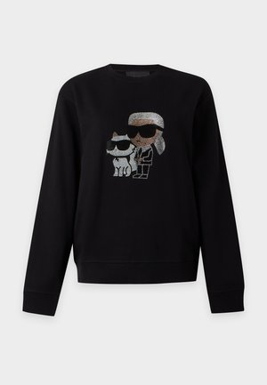 KARL LAGERFELD, IKON DUO RELAXED - Суитшърт - black