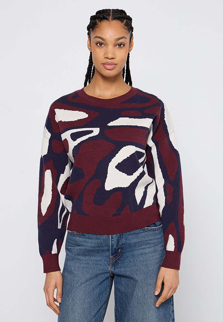 mustang Trui bordeauxrood