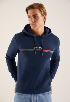 Pier One Pulover s kapuco - dark blue