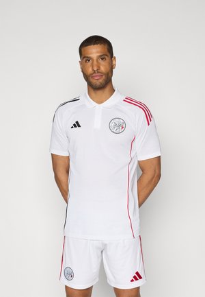 AJAX  - Polo shirt - white/black/bold red