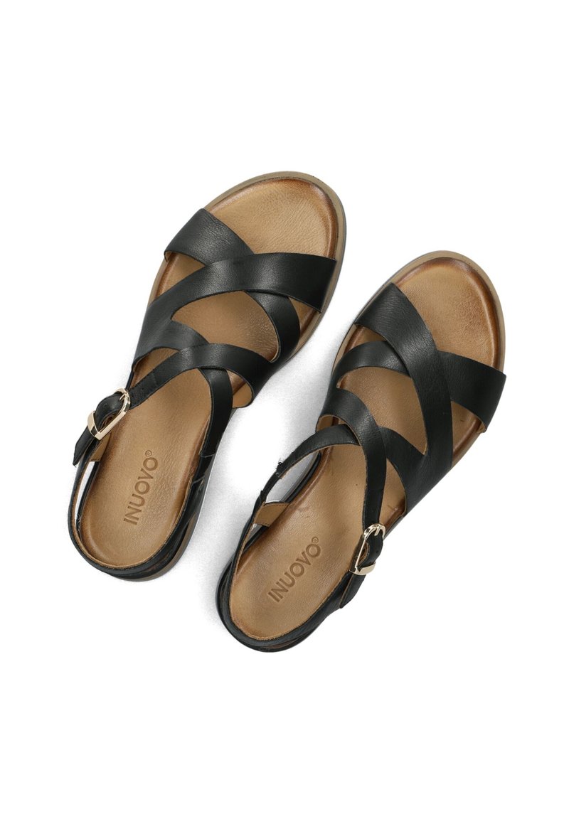 Inuovo Platform sandals black Zalando