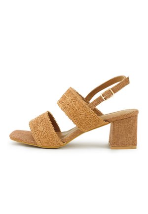 SANDALE ISELY - Sandals - walnut brown