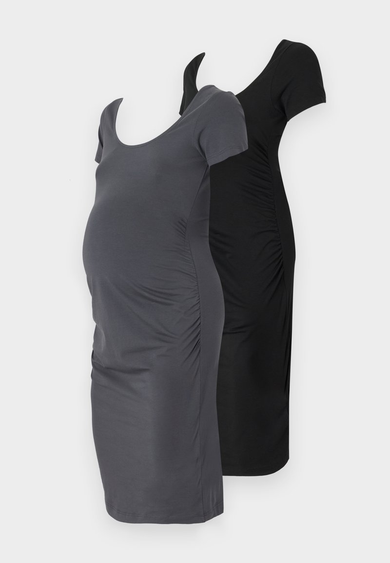 Anna Field MAMA Jerseyjurk donkergrijs Anna Field MAMA Jerseyjurk donkergrijs