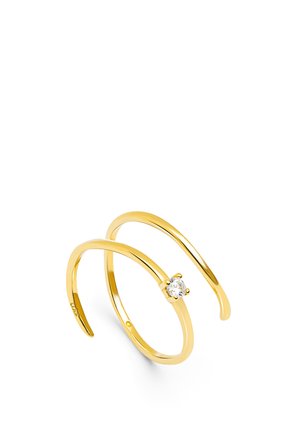 SPIRAL SPARK - Ring - oro con circonita