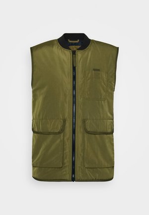 TOM TAILOR DENIM, UTILITY VEST - Bodywarmer - dry greyish olive