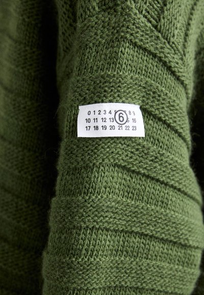 MM6 Maison Margiela Stickad tröja - kaki