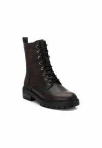 XTI Botines con cordones - brown