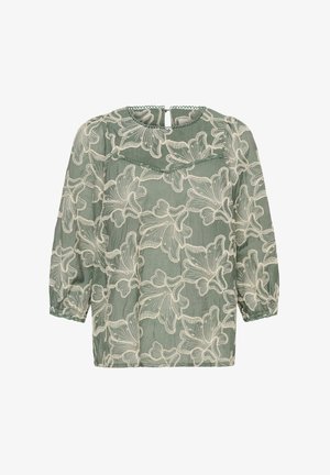 Cream, CRTORLI BLOUSE - Bluse - mulled basil