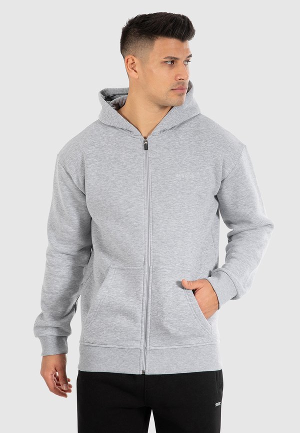 Sweatjacke - grau melange
