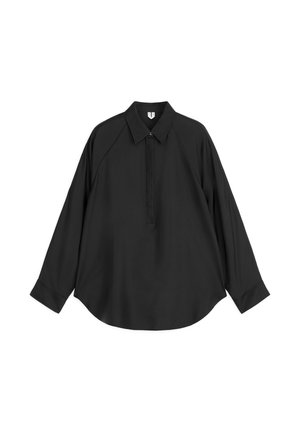 ARKET, Blúzka so zapínaním na gombíky - black