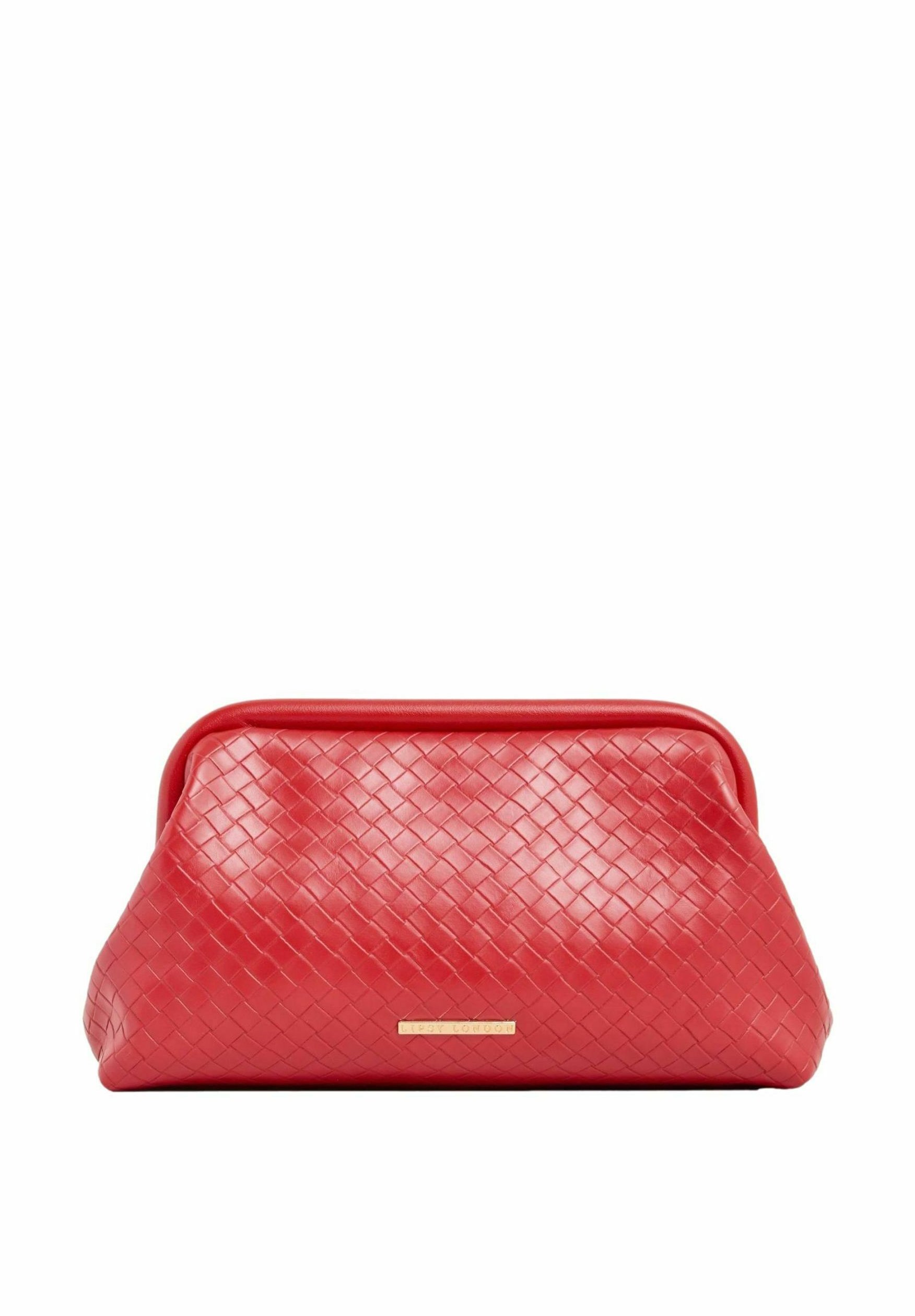 Lipsy WEAVE POUCH Clutch red/rood