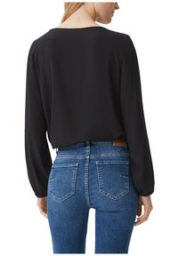 comma casual identity Bluse - schwarz