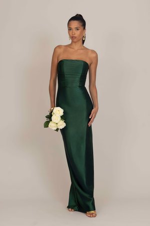 TALLY BANDEAU MAXI - Oblečenie na špeciálnu príležitosť - forest green