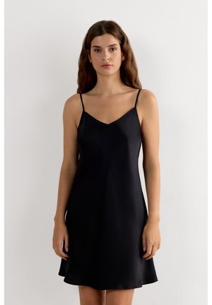 Intimissimi, V-NECK - Nachthemd - black