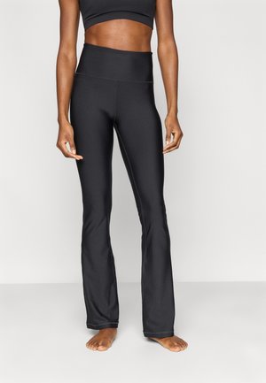 FLARE HIGH WAIST PANT - Tights - black