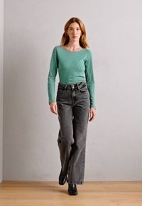 Marc O'Polo LONG SLEEVE BOAT NECK - Top dugih rukava - smooth green