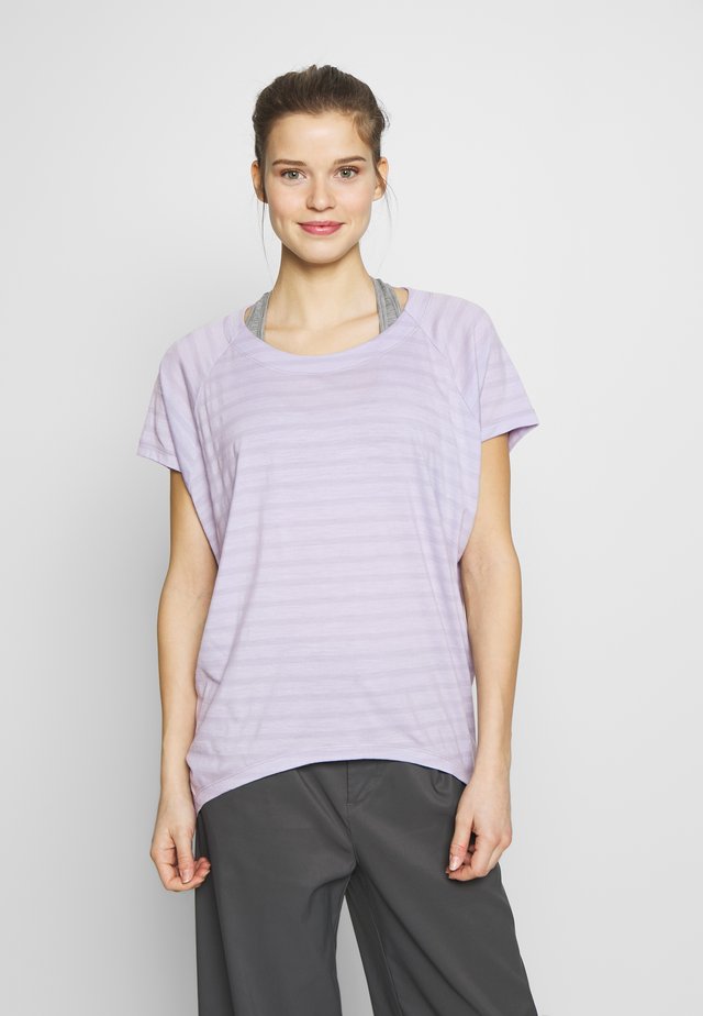 ELOWEN CREWE - Print T-shirt - mercury
