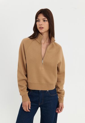 Sweatshirt - tan