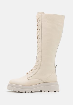 Plateaulaarzen - off-white