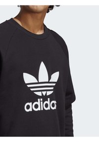 adidas Originals TREFOIL CREW - Sweatshirt - black