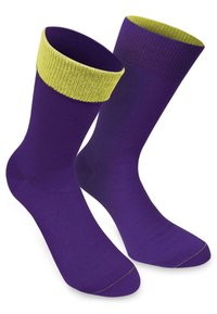 Normani MID CUT SOCKS BI-COLOR - Socken - lila/limette