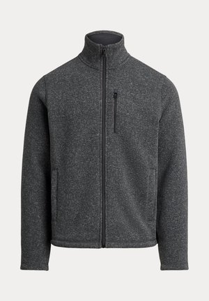 BRUSHED FLEECE JACKET - Kardigán - fortress grey heather