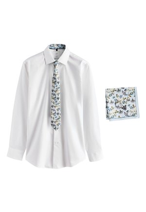 Next, SET - Hemd - white light blue floral