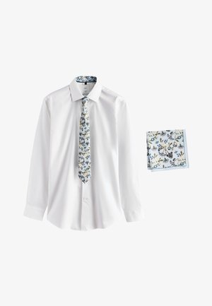 Next, SET - Hemd - white light blue floral
