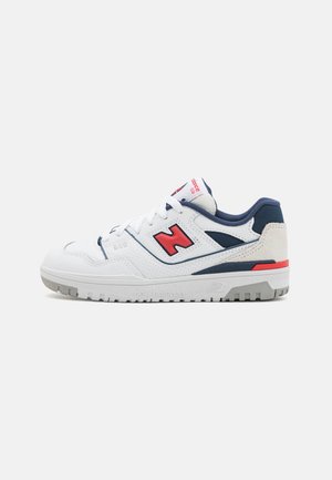 New Balance, 550 UNISEX - Sneaker low - white/red/black