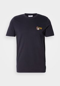 EMBROIDERY TEE - T-shirt imprimé - navy blue