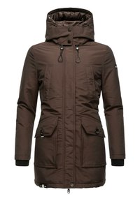 Navahoo - BLIZZARDSTORM - Parka - dark choco Miniatuurafbeelding 1