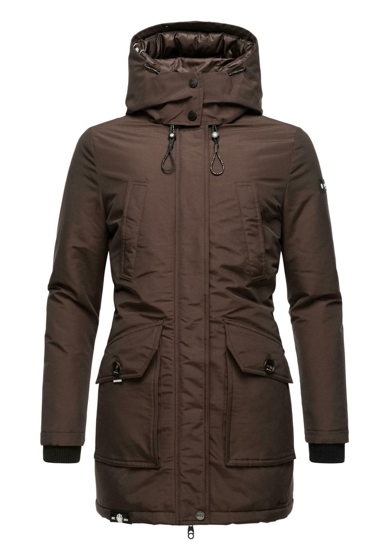 Navahoo - BLIZZARDSTORM - Parka - dark choco, Vergroten