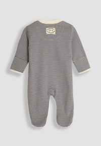 JoJo Maman Bébé CAR EMBROIDERED - REGULAR FIT - Nattdräkt - ecru navy stripe