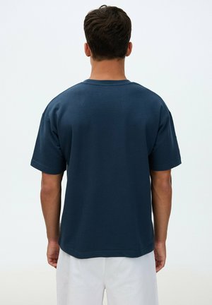 INSIDE, CAMISETA LISA SINGLE JERSEY - Camiseta básica - azul