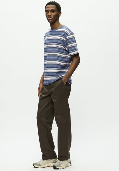 WOOD WOOD WWEASTON 25218 - T-shirt imprimé - bluefin stripe