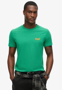Superdry & Co VINTAGE LOGO  - T-shirt basic - drop kick green
